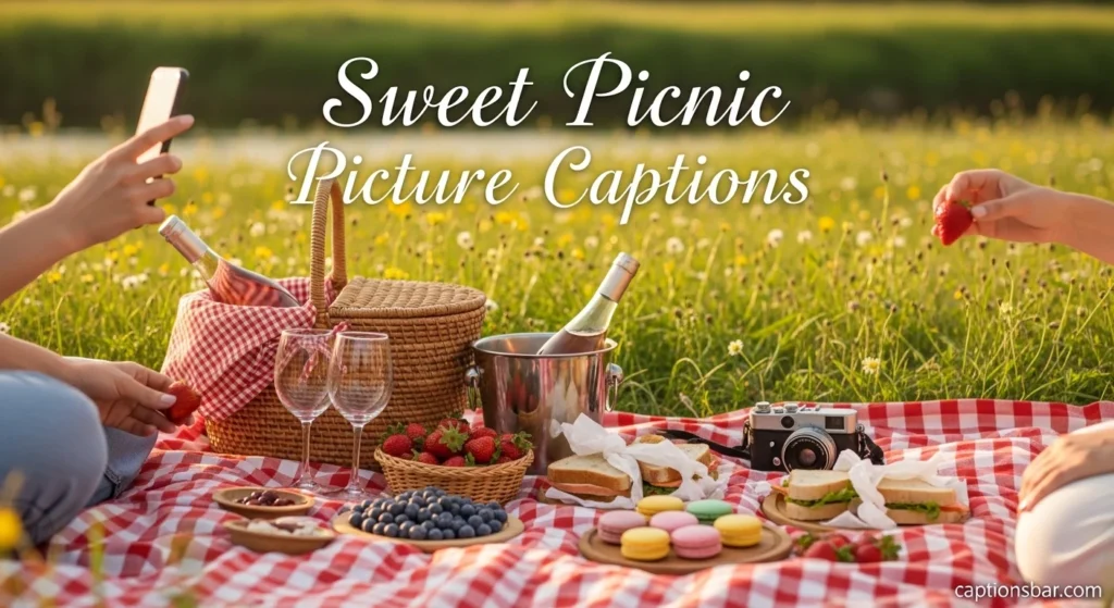 Sweet Picnic Picture Captions