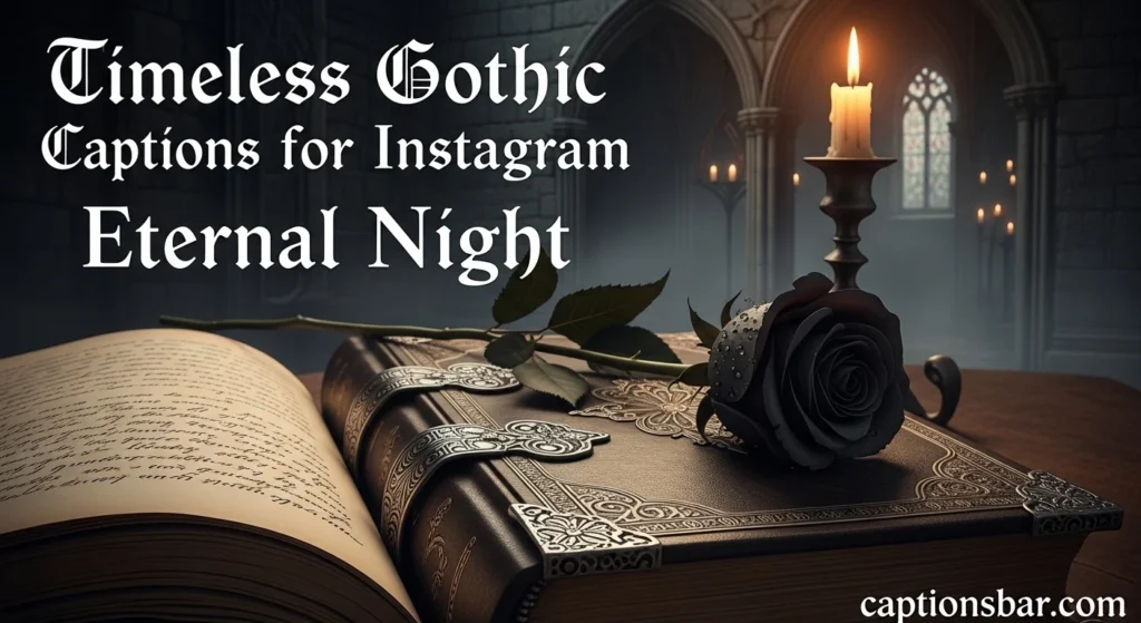 Timeless Gothic Captions for Instagram Eternal Night
