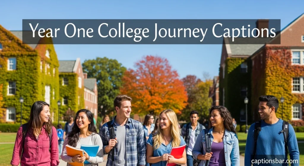 Year One College Journey Captions